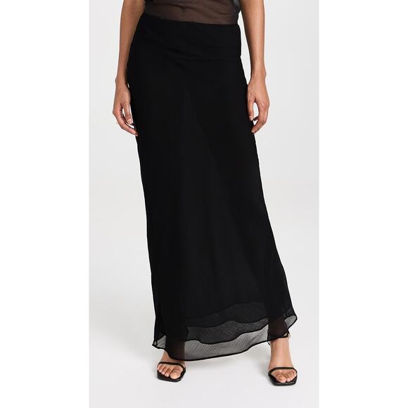 New Lioness Devon Maxi Skirt in Black Size S